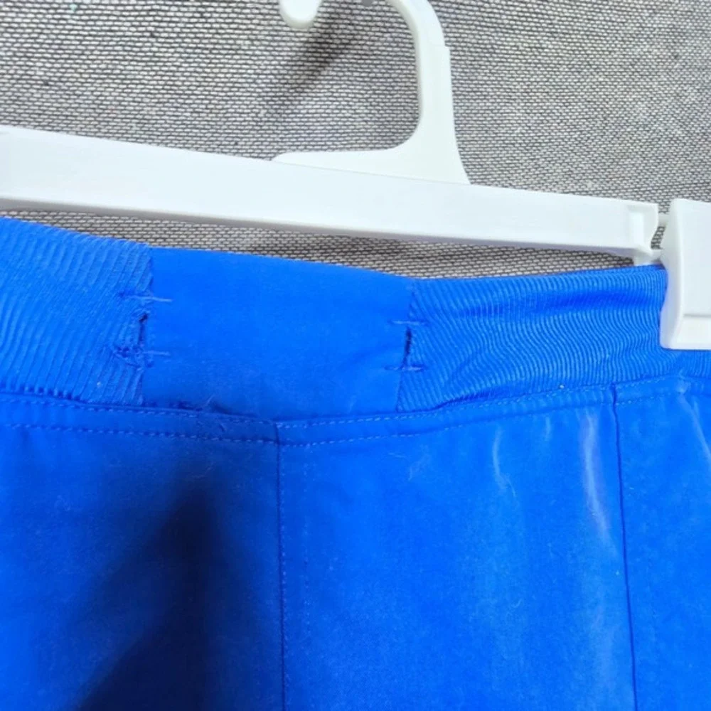 Royal Blue Scrub Jogger Pants Ribbed Waistband Ankle Cuffs Cargo‎ Pocket